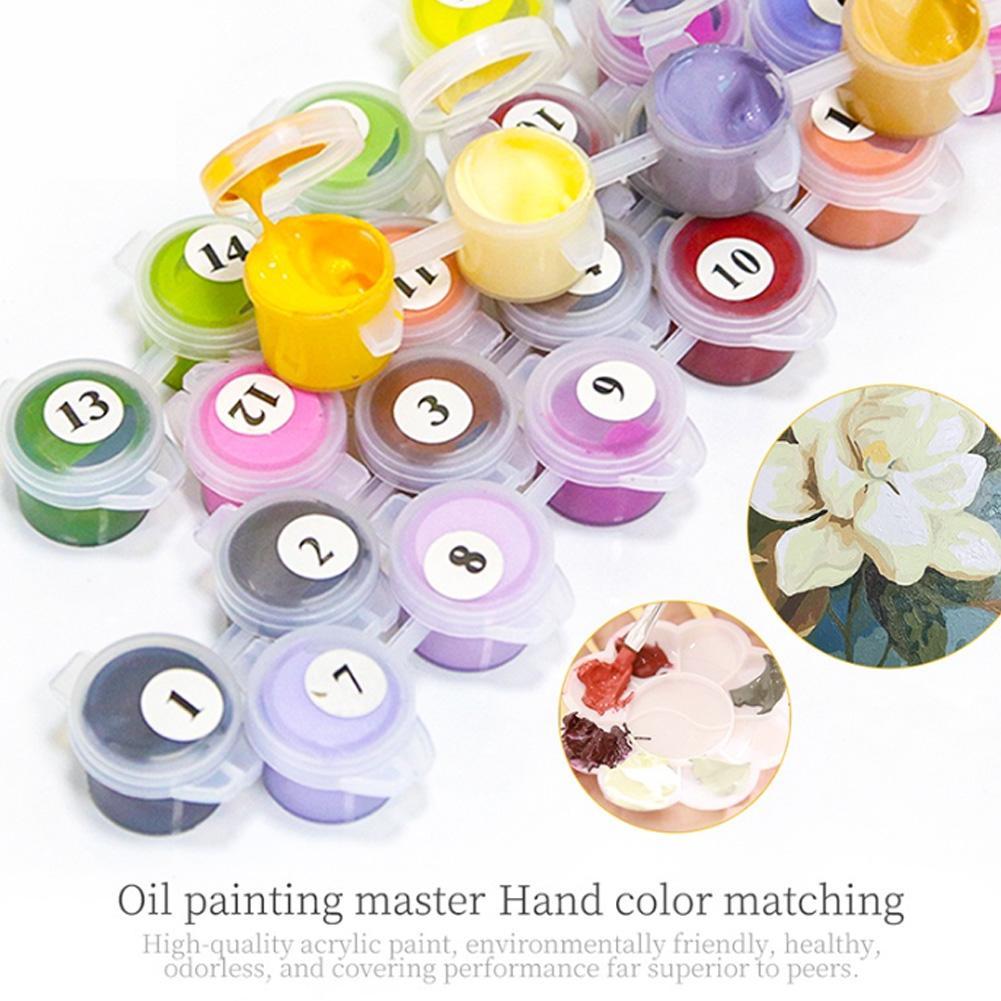 大人と子供のためのDIYペイントバイナンバーズキット、6種類 - Art Craft And Cloth のレビューと価格