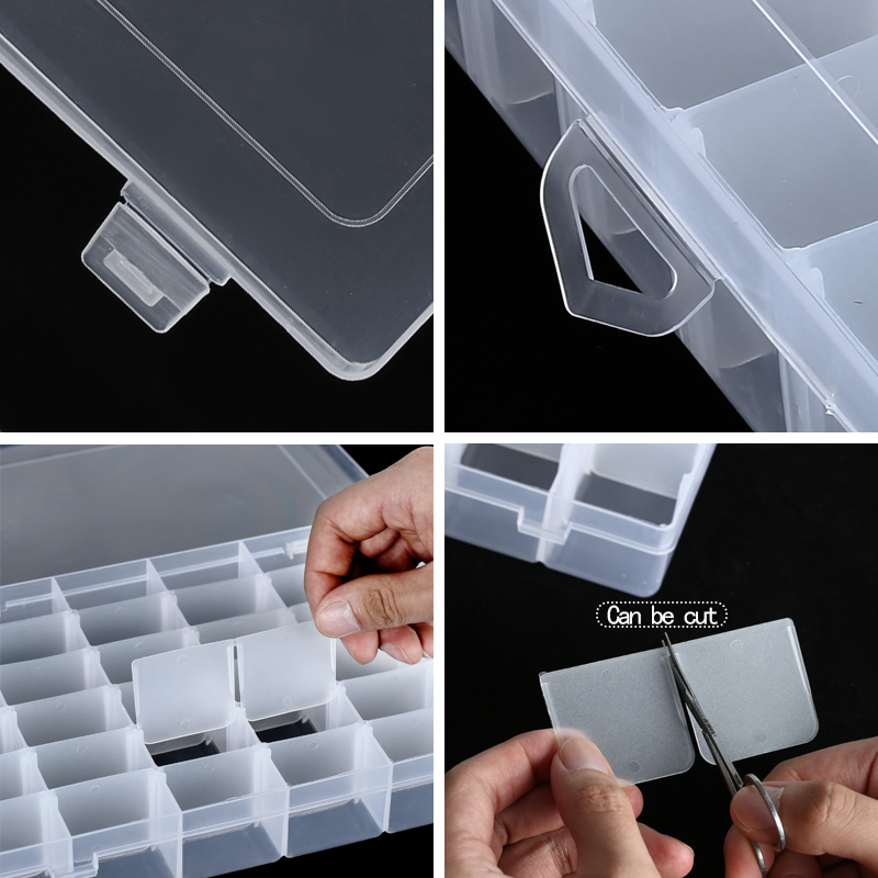 36 グリッドプラスチックオーガナイザーボックス収納コンテナ - Art Craft Organizer のレビューと価格