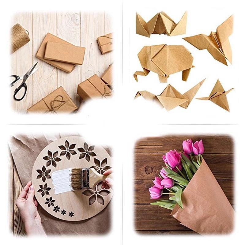 10 メートルブラウンクラフト紙ギフト花工芸品ラッピングアー - Art Craft Recycled Materials のレビューと価格